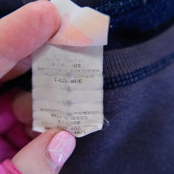 Vintage Hanes Sweatshirt XL Extreme Sun Faded Mens Workwear Designer Distressed - Picture 15 of 15